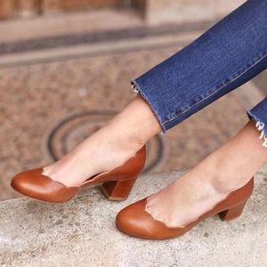 NWT Sezane Low Palermo Heels
